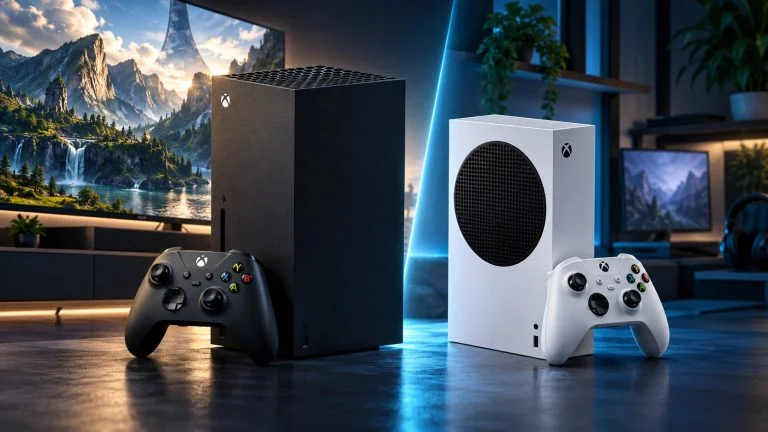 Conceptual gaming illustration for Xbox Series X vs. Series S in 2026: Which Console Should You Buy.